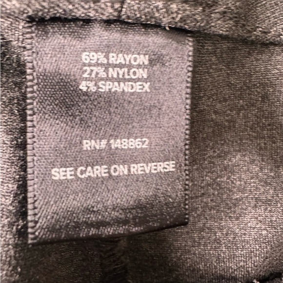 Torrid Trouser Boot Studio Luxe Ponte Mid-Rise Pant Grey Size 24 - Picture 12 of 13